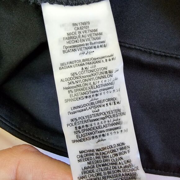 BCBGMaxAzria One Shoulder Black Cropped Top Medium - Picture 4 of 6